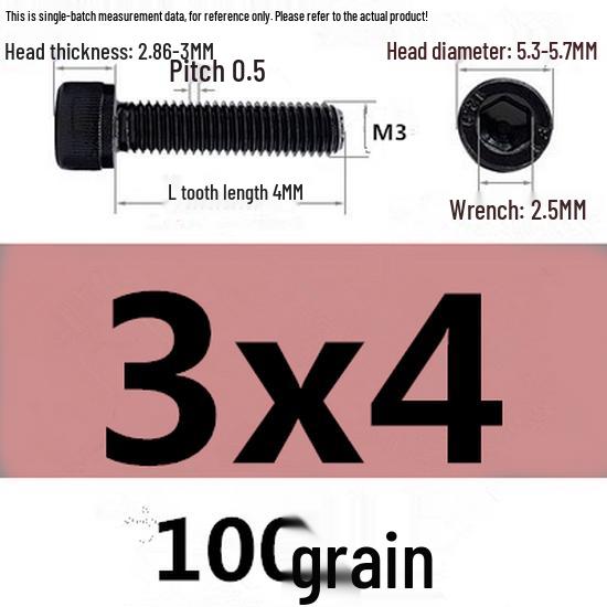 High-Strength Grade 12.9 Internal Hex Head Screws M1.4-M20