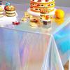 2/3/5pcs Disposable Tablecloth Metal Aluminum Film Party Decorative Tablecloth Waterproof Tablecloth Wedding Birthday Holiday
