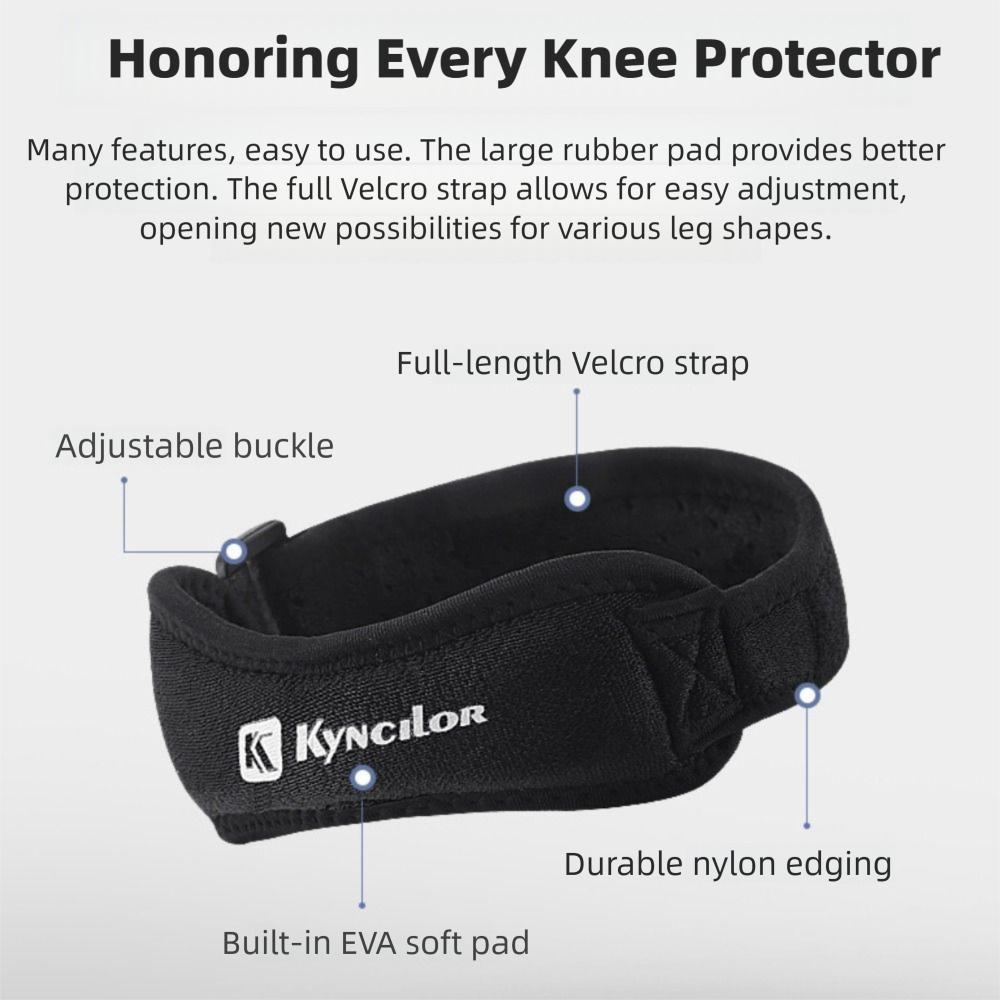 Adjustable Knee Brace Elastic Design Knee Support Strap Patellar Tendon Knee Strap Workout