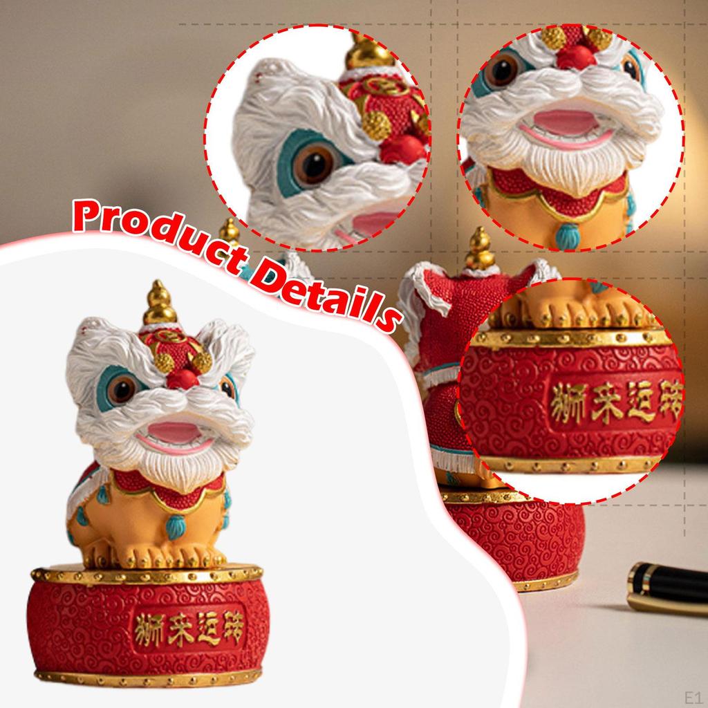 Dancing Figurine, Desk Decoration, Resin Gift, Collectible, Feng Shui Ornament, Statue for Furniture