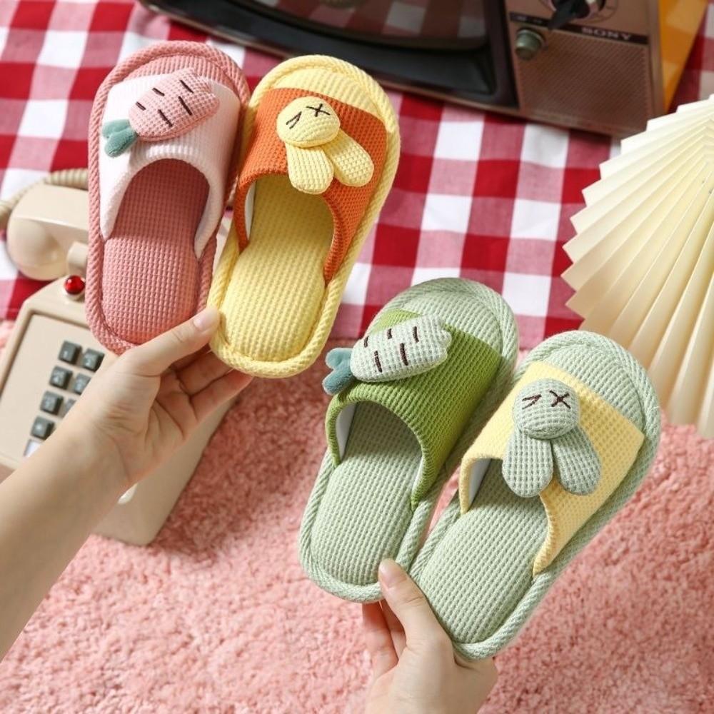 Lightweight Cartoon Rabbit Slippers Anti Slip Floor Shoes Soft Children Slippers  Baby Boy Girl