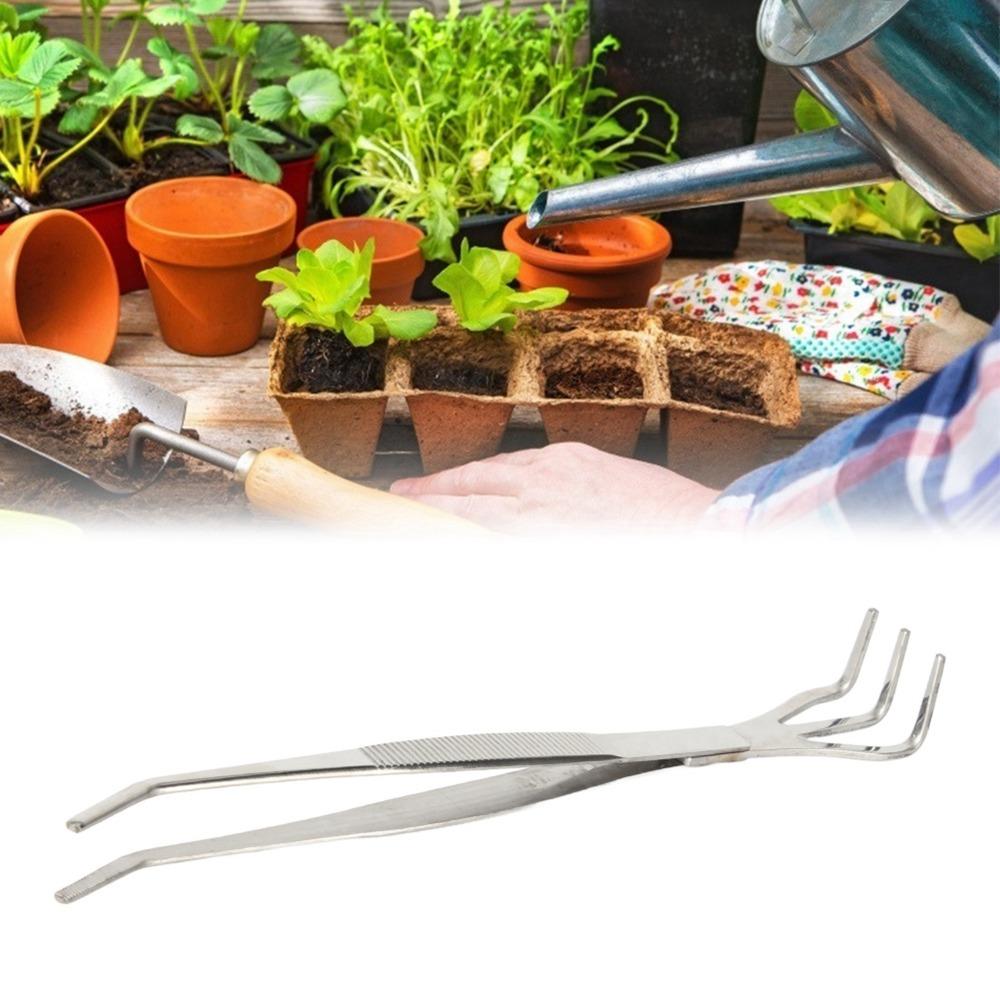 Stainless Steel Bonsai Rake Lightweight Root Rake Durable Gardening Tool  Potted Plants