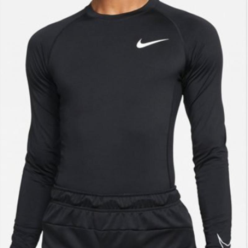 Nike Men S Np Dri Fit Top Tight Long Sleeve Tee Dd1990 010