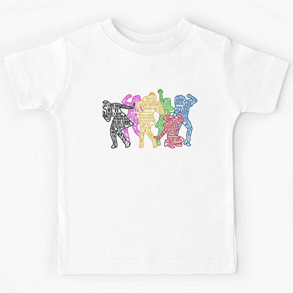 Mens Womens Six The Musical Queens Silhouettes With Lyrics Cute Graphic Gifts Kids T-Shirt 160