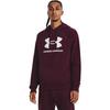 Rival Fleece Logo Hoodie Cotton Red