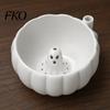 Ghost Face Berry Bowl Halloween Swirl Bowl, Center Wash with 360 Degree Rotating Vortex Handmade Tableware Spin Function, PLA Fruit Strainer