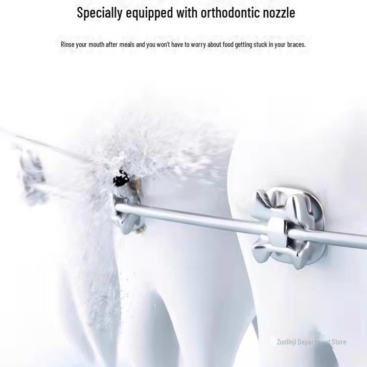 Portable Electric Oral Irrigator for Teeth and Orthodontics - Water Flosser for Children and Adults