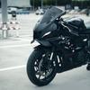 For YAMAHA R7 2022-2025 Motorcycle Beak Winglet Downforce Naked ABS Plastic Frontal Spoilers Front Lower Lip Spoiler Fixed Wing