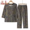 Elderly Women's Plus Size Summer Two-Piece Set