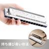 East Top Harmonica, 13-Hole Blues Harmonica In D, for Jazz Professionals, Adults, and Children, Study and Practice, Brass Cover, Canvas Case, Lucky13