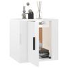 Wall Mounted TV Cabinet High Gloss White 40 X 34.5 X 40 Cm