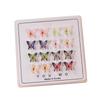 Youmo Colorful Lightweight Resin Earrings Set for Women - Sweet Transparent Hypoallergenic Studs