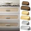 Zinc Alloy Material Drawer Pulls Curved Edges Design Drawer Handles  Kitchen Cabinets