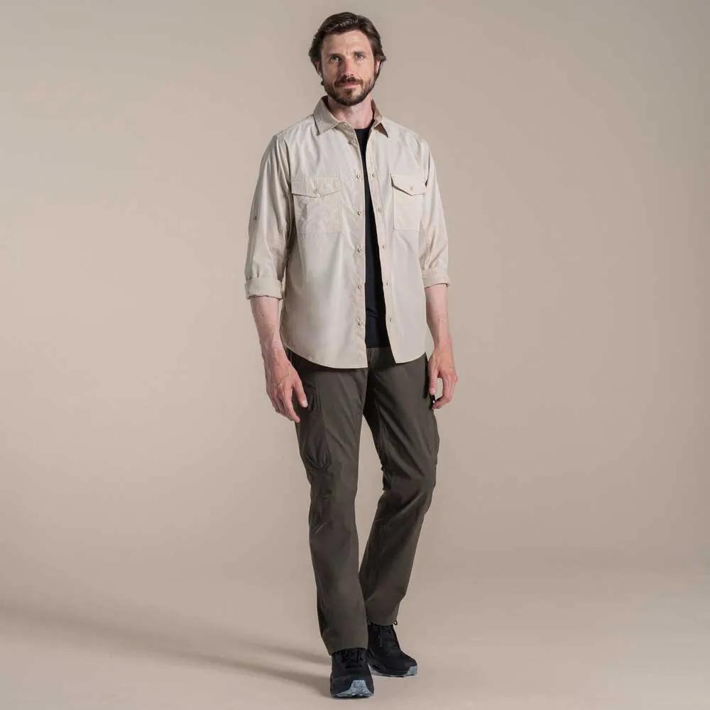 Craghoppers Kiwi Ii Shirt Polycotton Blend Beige