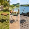 Folding Camping Stool Portable Seat Travel-Friendly for Picnics