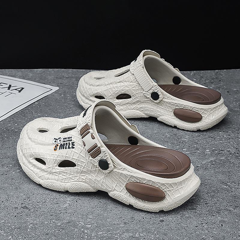 Men s 2025 Summer Thick Sole Height-Increasing Non-Slip Clog Sandals