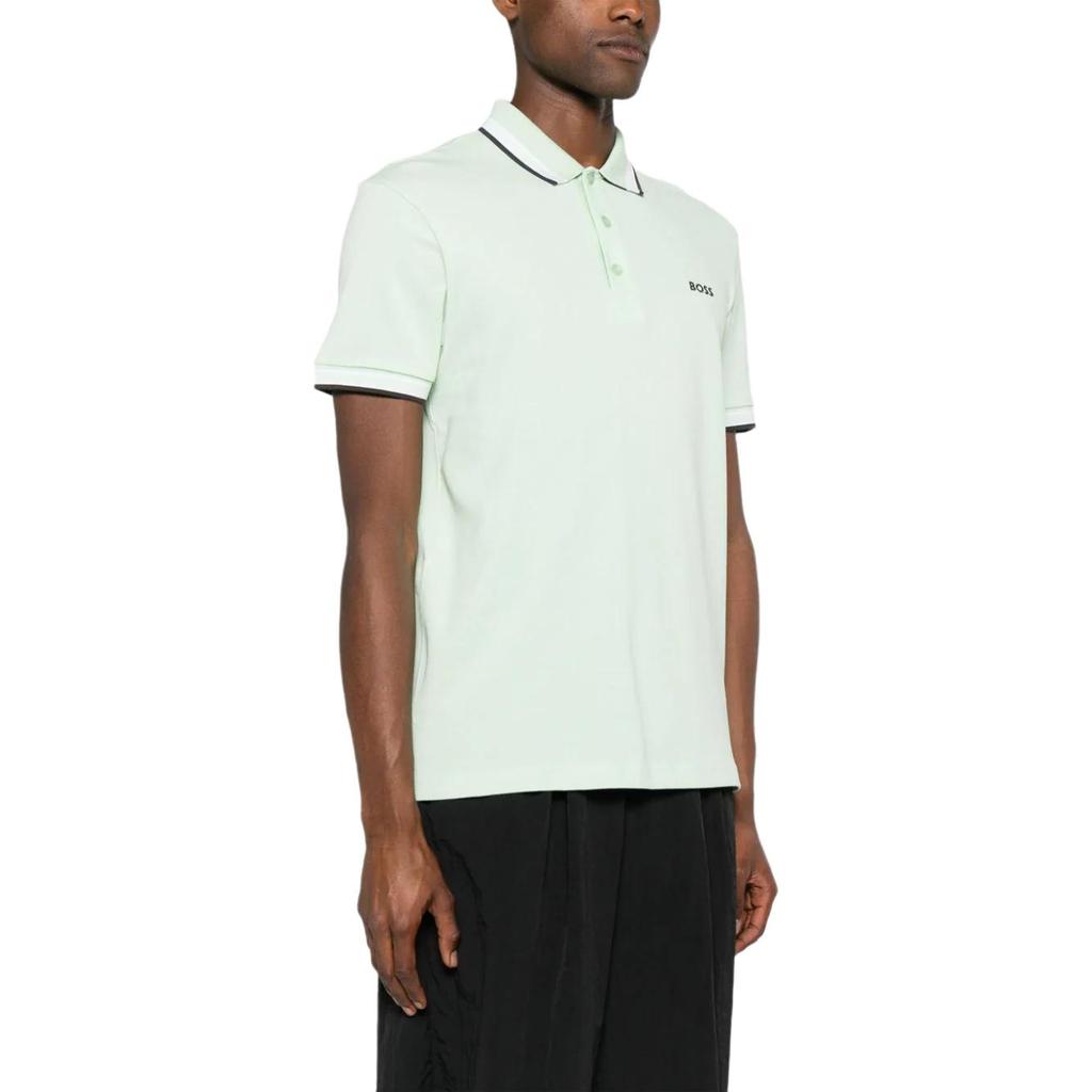Hugo Boss Logo-embroidered Cotton Polo Shirt 50469055-388