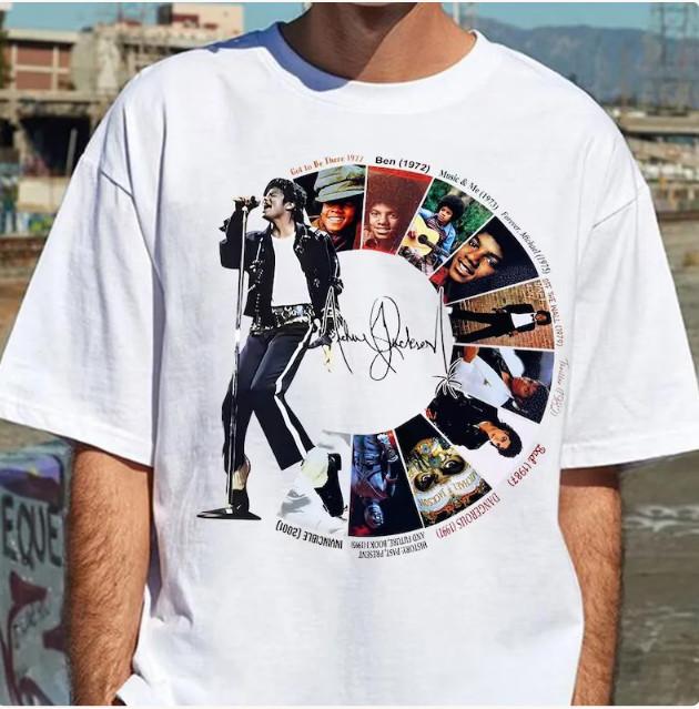 Michael Jackson Timeless Pop Music Graphic Tee, MJ King of Pop Youth  Unisex T-Shirt XXXXL