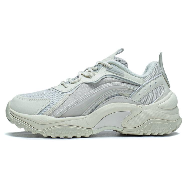LiNing Aurora WindWalker V2 Амортизирующие, нескользящие и износостойкие низкие спортивные повседневные кроссовки Женские Светло-лаймовые AGCR146-1 35
