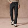 Pantalones Casuales de Sarga Cepillada Gruesa para Hombre Shanshan