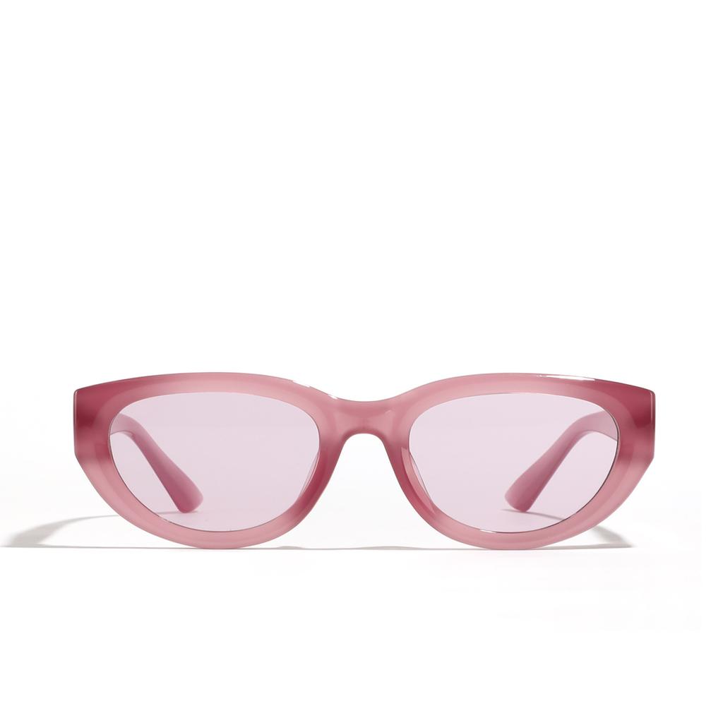 Glasses 95230 Square Cat Eye Rivet Sunglasses Women Xiaohongshu Sunshade Ultraviolet Sun