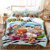 Personality Flintstones Beding Set Carton Anime thre-piece set Adult People Kid Bedrom with Soft Fabric Duvetcover Sets 3D Kawai couete