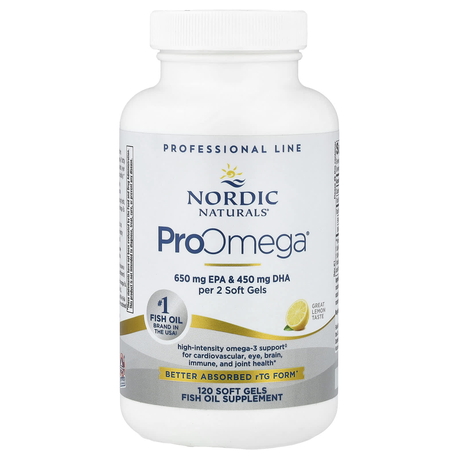 

Proomega®, Lemon, 120 Softgels (640Mg per Softgel)