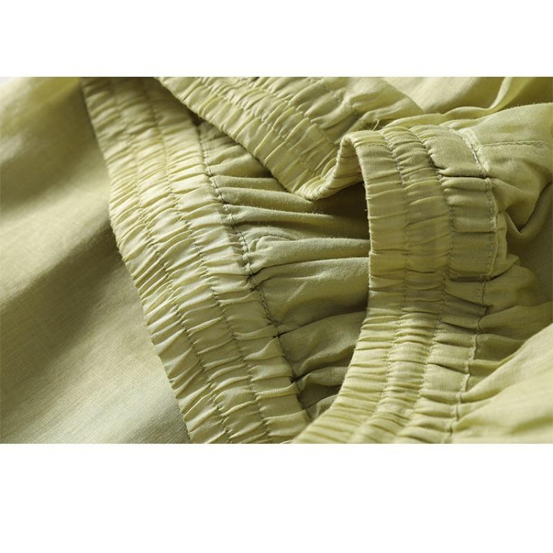 The New High-waisted, Breathable Wide-leg Pants Are Loose and Have A Good Drape