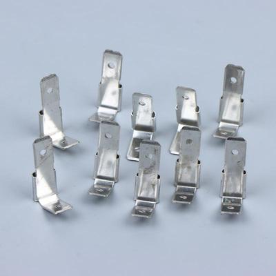 6.3 Mm Double Piggyback Spade Connectors Tin-plated Brass Minimum Voltage Drop Wear And Tear Resistant