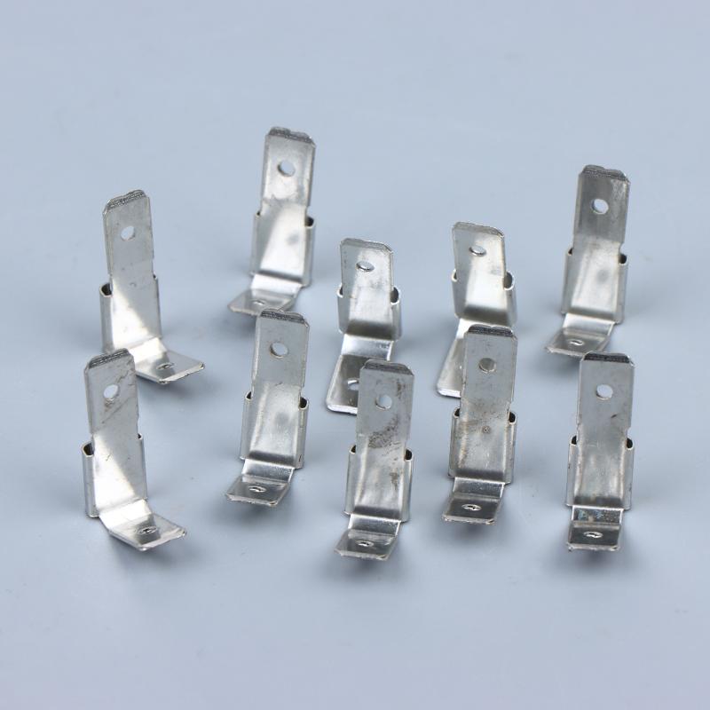 6.3 Mm Double Piggyback Spade Connectors Voltage Drop Wear And Tear Resistant