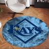 Tampa Bay Rays (24) Round Office Rug Decorative Floor Rug for Office Bedroom Living Room and Home Space