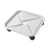 Mobile Plant Tray with Wheels and Water Reservoir - Leak-Proof, Thickened Plastic Base