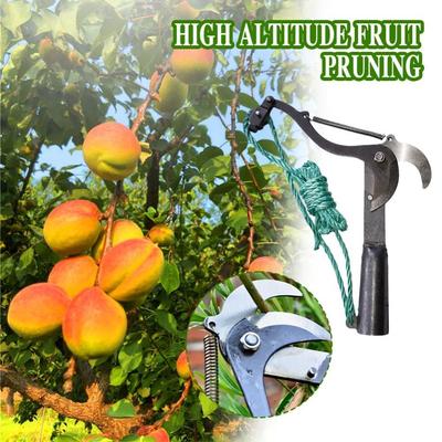 Tijeras telescópicas de una rueda Recolector de frutas de gran altura Tijeras para ramas altas Árbol frutal