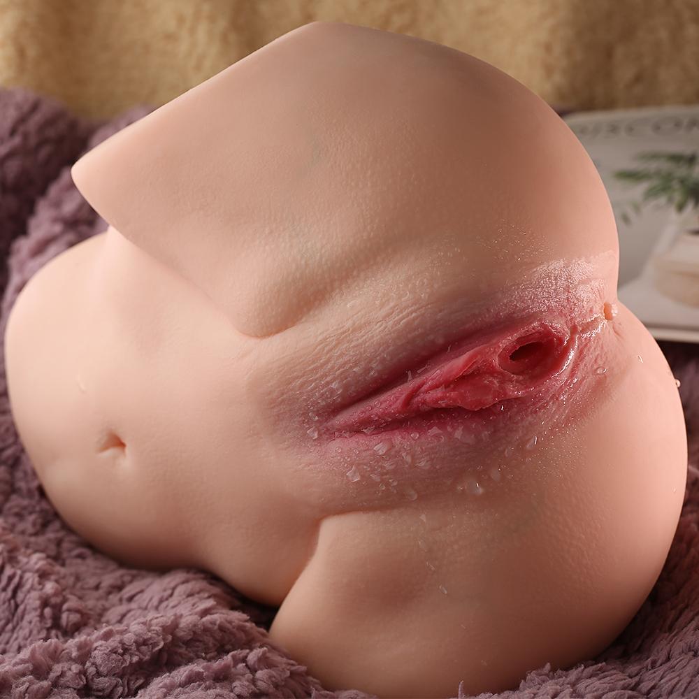 3.5KG Realistic Hip Masturbator for Men - 2 Hole Design (Deep Vagina & Tight Anal) with 3D Lifelike Pussy and Ass&Ultra-Realistic Sex Doll Hip