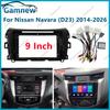 9 Inch Car Frame Fascia Canbus Box Adapter Android Radio Audio Panel Kit For Nissan Navara (Frontier) 4 (D23) 2014-2026