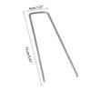 Heavy Duty Anti Rust Stakes U-shaped Weed Barrier Fabrics Stake Landscape Pins