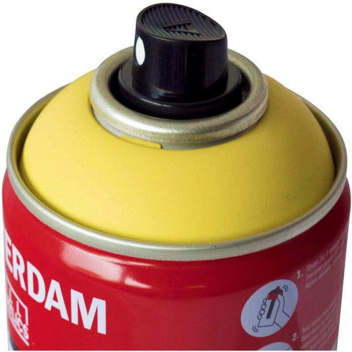 Bombe de peinture Amsterdam 400ml jaune de Naples foncé