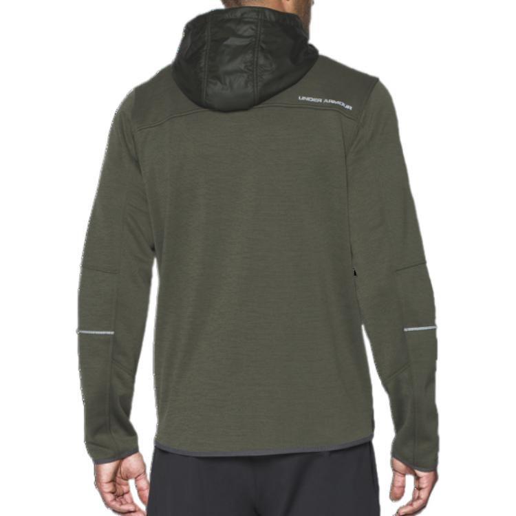 Under Armour Jackets Men's Green Hooded Moderate Workwear 1280754-334