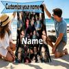 Custom Name Personalized Damon Salvatore Print Beach Towel, for Trip Camping Beach Party Home Decor, Birthday Gift for Family & Friends
