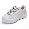 Kappa Comfortable Fashionable Minimalist Durable Lightweight Low-Top Casual Shoes Women sneakers White Purple K0E45CC00F-024