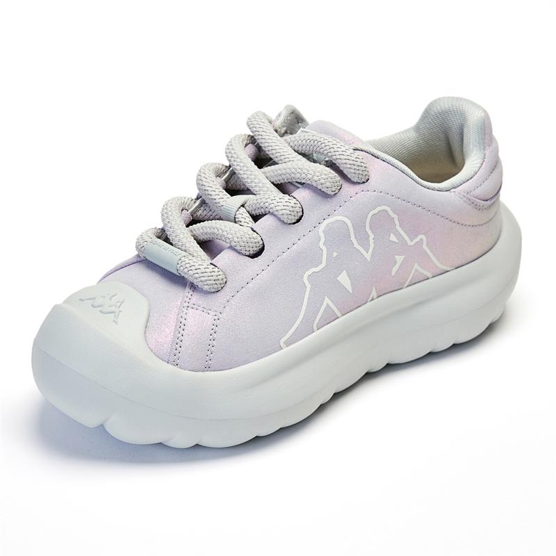 Kappa Comfortable Fashionable Minimalist Durable Lightweight Low-Top Casual Shoes Women sneakers White Purple K0E45CC00F-024