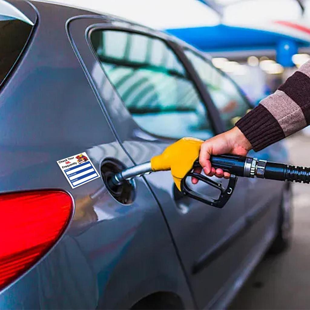 Auto Service Erinnerungsaufkleber 150 Blatt Auto Service Aufkleber 5X5 cm Wartungserinnerungsaufkleber Ölwechsel-Erinnerungsaufkleber