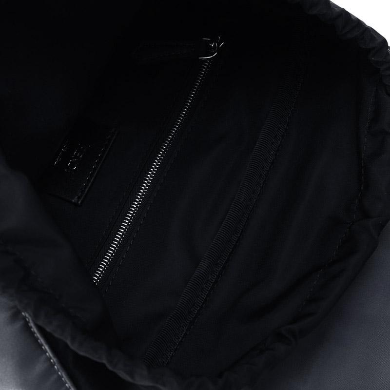 Fendi ness FF Logo Pattern Large Capacity Belt Buckle Nylon Backpack Men Backpacks Gray 7VZ067-AHU7-F1GM1