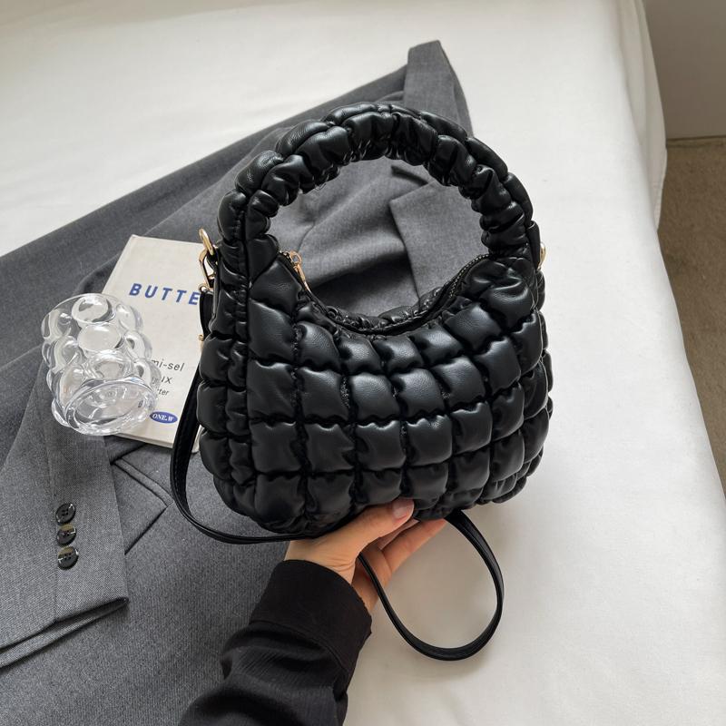 Designer Brand Bags for Women Shoulder Luxury Crossbody Bag Women's Bags Winter Down Padded Leather Tote Bags