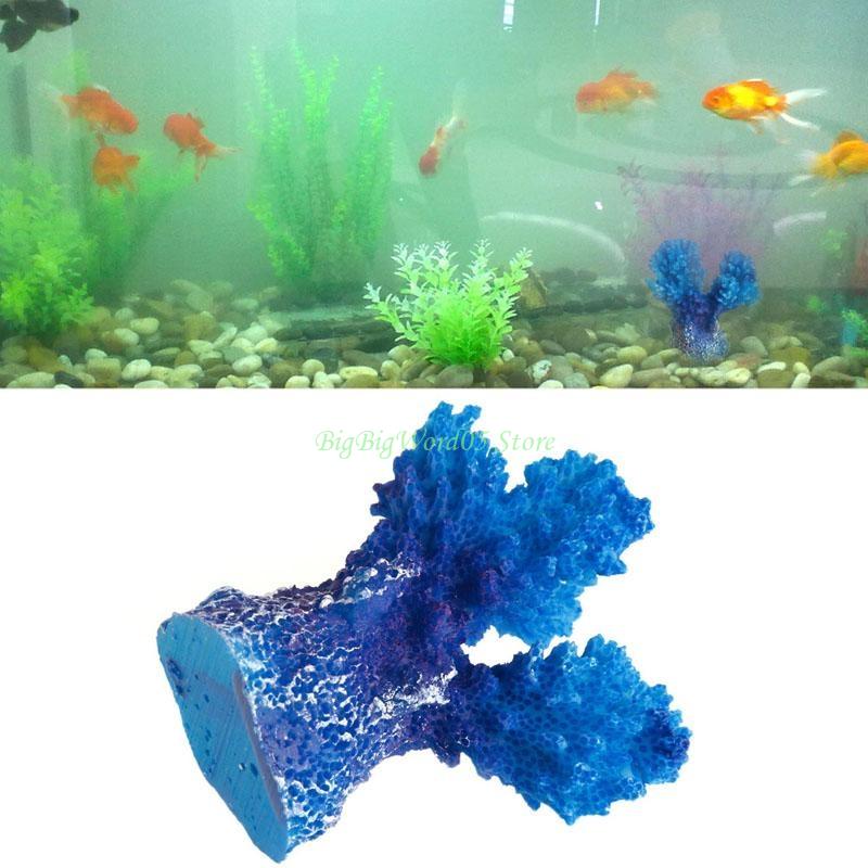 24TE Aquarium Coral Decor Fish for Tank Coral Tree Artificial Mini Resin Coral Orname