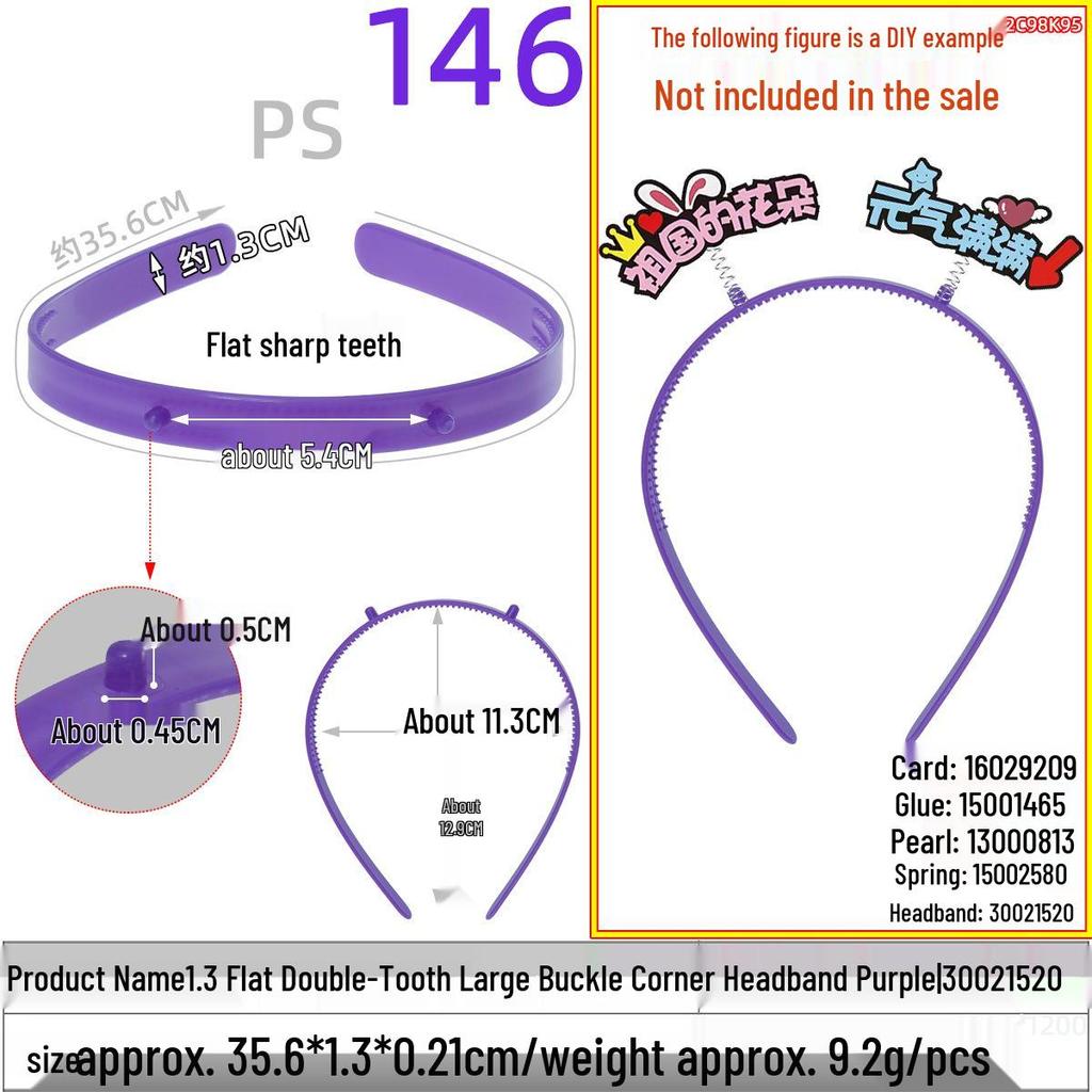 DIY Black Toothless Plastic Christmas Horn Headband 2.0
