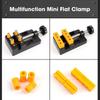 Mini Flat Clamp 57mm Flat Bench Vise Multifunction Bench Clamp Mini Drill Press Vice Tool for DIY