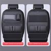 with Foldable Tray Backseat Storage Bag Seat Anti Kick Guard  Car Interior Accessories