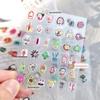 Abstract Funny Cat Jelly 3D Stickers for iPhone 17 Pro Max & Water Bottles