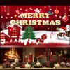 Runtow 1Pcs Merry Christmas Banner Decoration 2025 New Year Background Decoration Banner Christmas Party Ornaments
